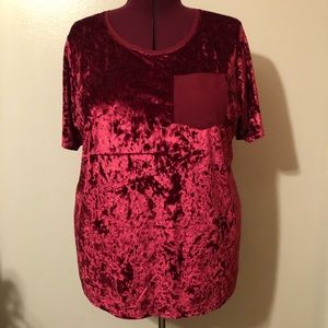 2X Velvety Blouse